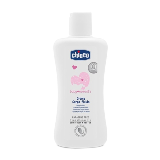 CHICCO -  Baby Moments 0m+ Γαλάκτωμα Ενυδάτωσης | 200ml