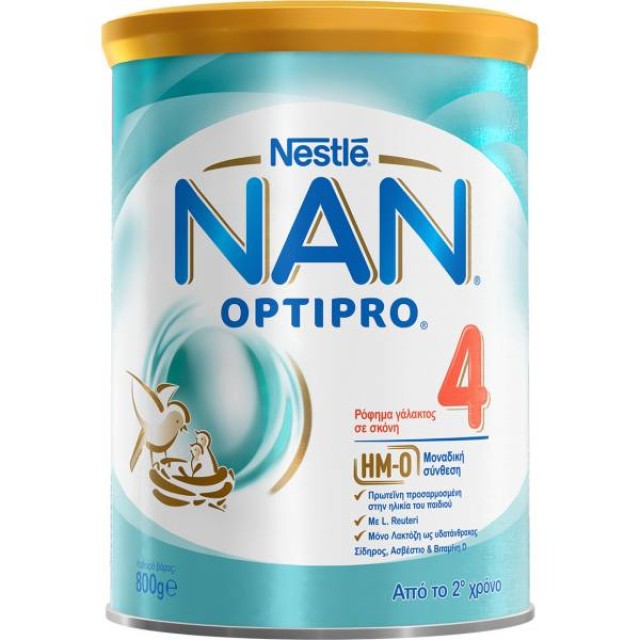 Nestle Γάλα σε Σκόνη Nan Optipro 4 24m+ 800gr