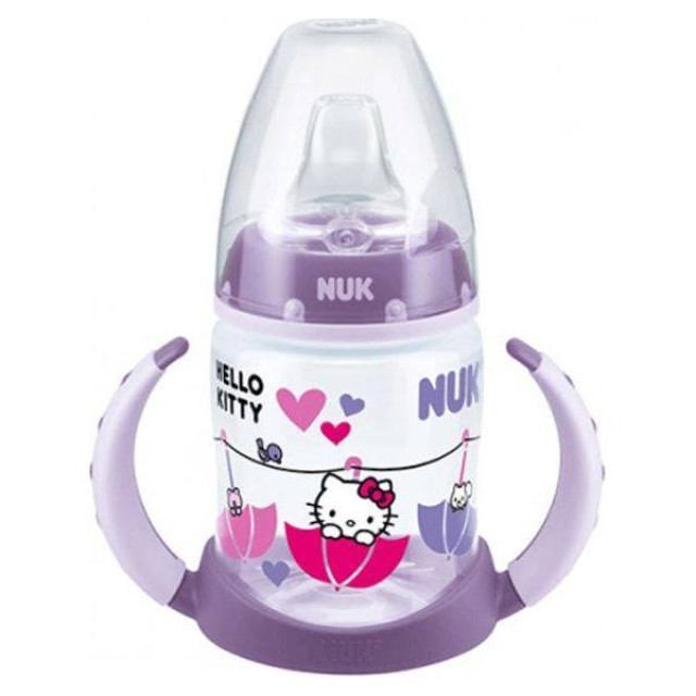 NUK First Choice Hello Kitty Μπιμπερό Εκπαίδευσης Μωβ 6-18M 150ml (10743619)