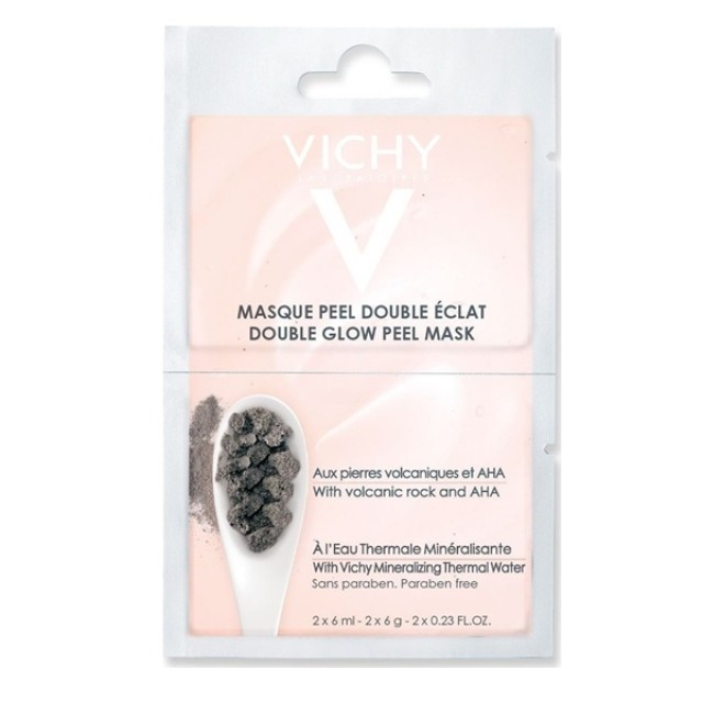 VICHY - Double Glow Peel Mask Volcanic Rock   AHA | 2 x 6ml