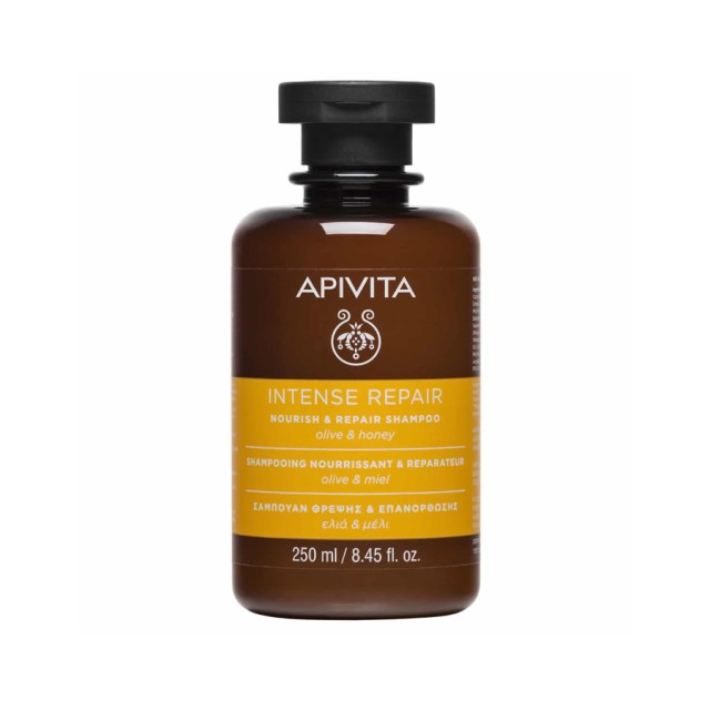 APIVITA - Nourish   Repair Σαμπουάν με Ελιά   Μέλι | 250ml