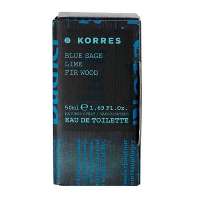 KORRES Eau De Toilette Blue Sage, Lime & Fir Wood 50ml