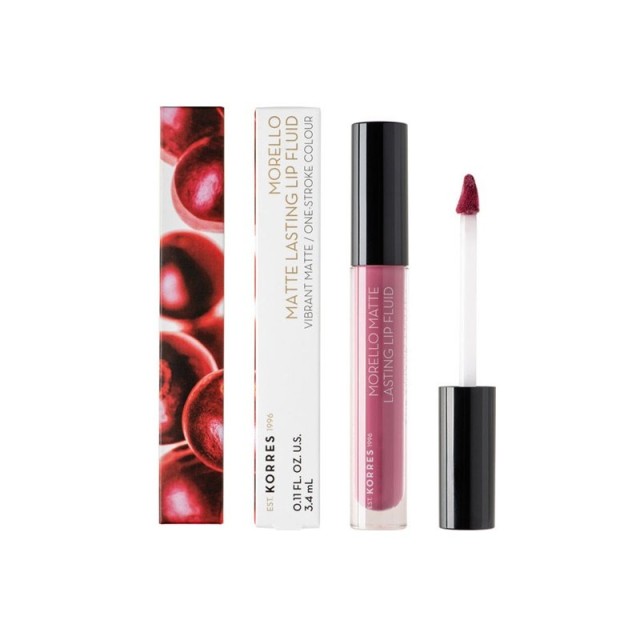 KORRES - Morello Matte  Lasting Lip Fluid No72 Blueberry Popsicle | 3,4ml